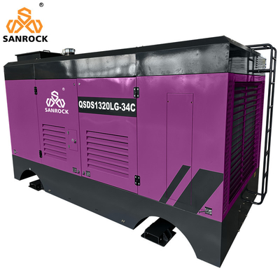 Nước giếng máy nén không khí vít máy nén không khí di động máy diesel máy nén không khí vít