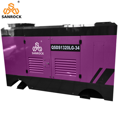 Máy nén khí vít diesel máy nén khí vít áp suất cao 34Bar bán