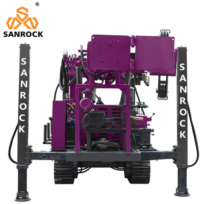 Rotary Core Drilling Rig Khảo sát 500m Máy khoan lõi canh cầm thủy lực
