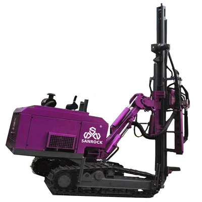 Mỏ đá Blast Hole Bore Rig Hydraulic DTH máy khoan bề mặt khoan