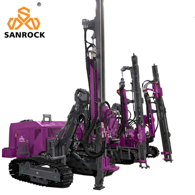 Crawler khoan khoan lực nâng 25KN thủy lực DTH khoan khoan khoan khai thác xuống máy khoan lỗ