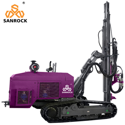 Mỏ đá Blast Hole Bore Rig Hydraulic DTH máy khoan bề mặt khoan