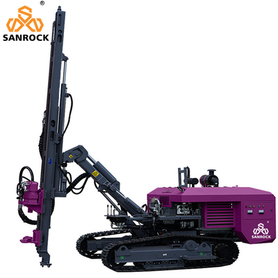 Mỏ đá Blast Hole Bore Rig Hydraulic DTH máy khoan bề mặt khoan