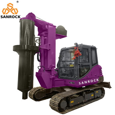 Crawler Rotary Drilling Rig Foundation Xây dựng Máy khoan quay thủy lực