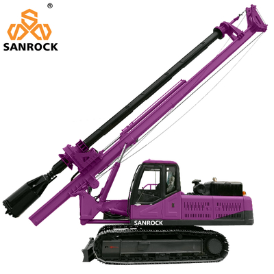 Máy khoan đống xoắn ốc quay Máy khoan lỗ thủy lực Máy khoan crawler