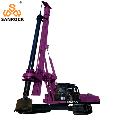 Máy khoan đống xoắn ốc quay Máy khoan lỗ thủy lực Máy khoan crawler