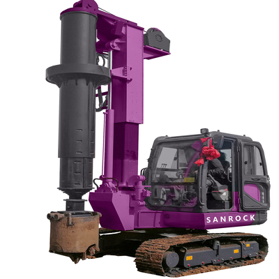 Crawler Rotary Drilling Rig Foundation Xây dựng Máy khoan quay thủy lực