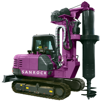 Máy khoan lỗ quay Máy xây dựng Máy khoan quay nhỏ thủy lực