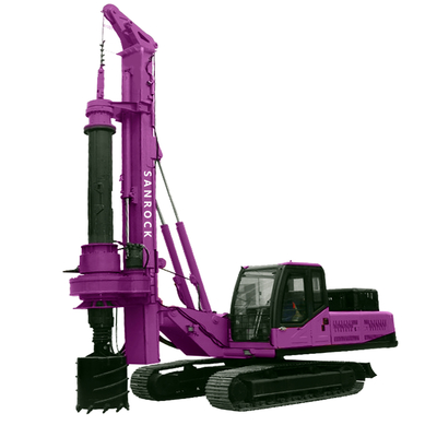 Crawler máy khoan quay máy khoan thủy lực Auger lỗ khoan bán