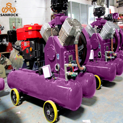 Máy nén khí diesel Máy nén không khí di động Máy nén không khí piston công nghiệp