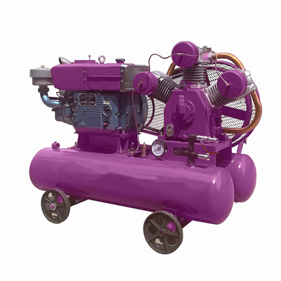 Bộ nén không khí piston công nghiệp Máy đeo dây đai Diesel máy nén không khí di động