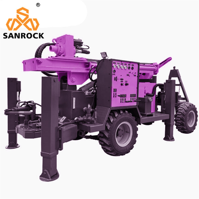 Máy khoan giếng nước thủy lực Thiết bị khoan giếng nước quay 200m Máy khoan giếng nước