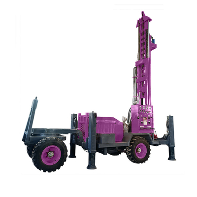 Thiết bị khoan giếng nước thủy lực cho xe kéo gắn 3m chiều dài ống khoan
