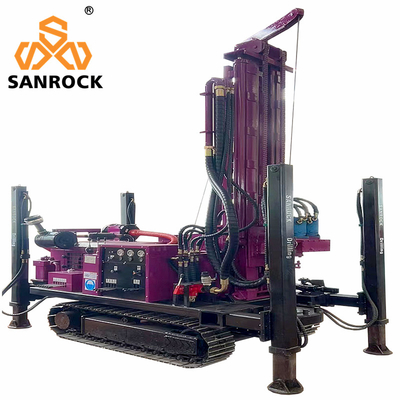 Máy khoan giếng nước với công suất 5200KG và độ sâu khoan 180m