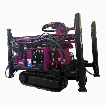 Thiết bị khoan giếng nước thủy lực Máy khoan giếng nước di động sâu 180m