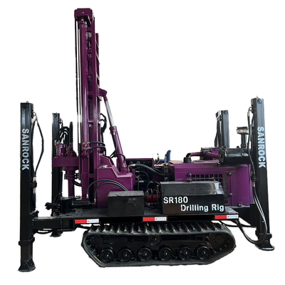 Máy khoan giếng nước điều khiển thủy lực tùy chỉnh với chiều dài ống khoan 1,5m