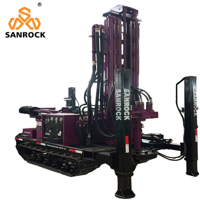 Máy khoan giếng nước Crawler 4800 KG Power Type Diesel Hydraulic Drilling Machine