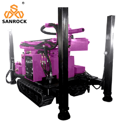 Máy khoan lỗ thủy lực Yunnei Động cơ Crawler Máy khoan giếng nước 4800 KG