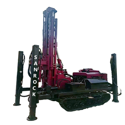 Máy khoan lỗ thủy lực Yunnei Động cơ Crawler Máy khoan giếng nước 4800 KG