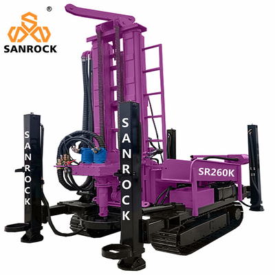 6000 KG Động tay thủy lực giếng khoan nước cho khoan đường kính 140-320 mm