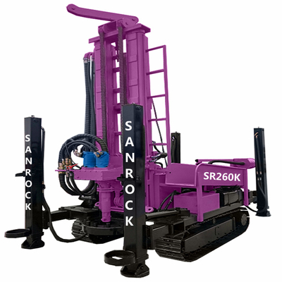 Máy khoan giếng nước Crawler Hydraulic Borehole Drill Machine With 3.0m Drill Rod
