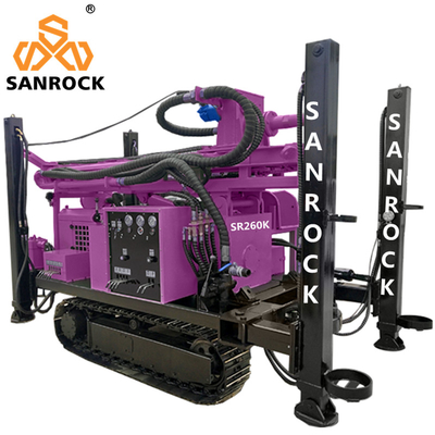 Máy khoan giếng nước Crawler Hydraulic Borehole Drill Machine With 3.0m Drill Rod