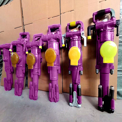 Máy khoan đá cầm tay Jack Hammer Air Leg Machine khoan đá hầm mỏ nhỏ