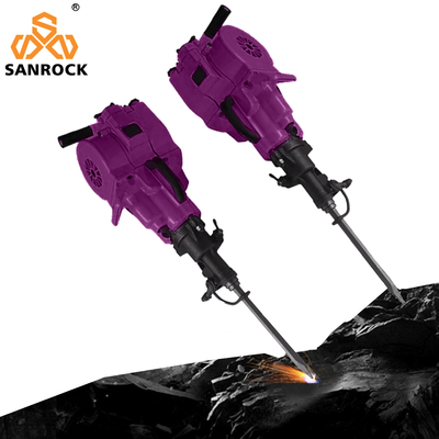 Pionjar 120 Gasoline Rock Drill YN27C Máy khoan đá đốt trong di động