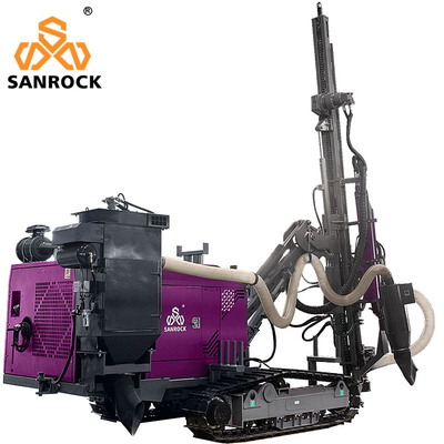 Top Hammer Hard Rock khai thác mỏ thủy lực DTH khoan giàn với 22kw Max.Impulse Power