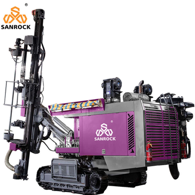 Máy khoan thủy lực DTH tích hợp DTH khoan khoan thiết bị khai thác mỏ lỗ nổ 30m độ sâu máy khoan thủy lực