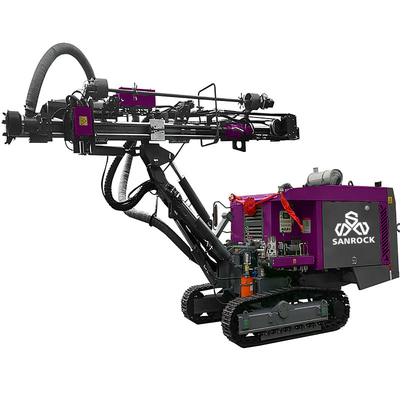 Máy khoan thủy lực DTH tích hợp DTH khoan khoan thiết bị khai thác mỏ lỗ nổ 30m độ sâu máy khoan thủy lực