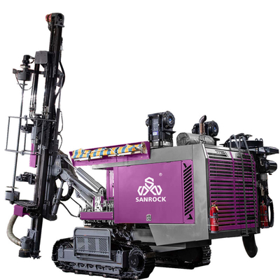 Mỏ đá Blast Hole Bore Rig Lượng 194kw Crawler DTH máy khoan máy khoan thủy lực