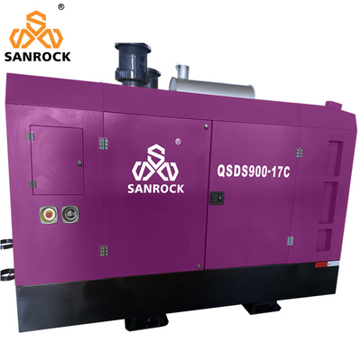Ứng dụng đa năng 3500kg Máy nén không khí vít diesel di động