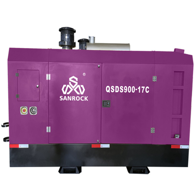 Ứng dụng đa năng 3500kg Máy nén không khí vít diesel di động