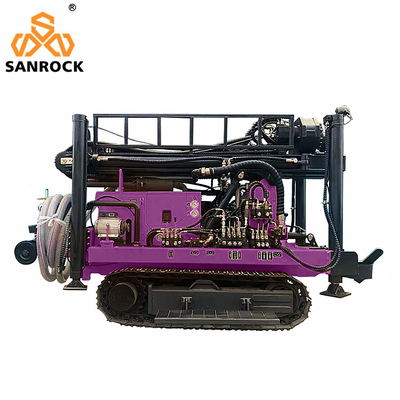 Lực nâng 15T Crawler nước giếng khoan giếng thủy lực máy khoan giếng với động cơ Yuchai