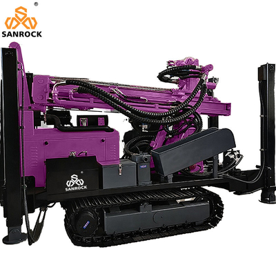 Thiết bị khoan nước sâu Crawler Máy khoan giếng nước với hệ thống điều khiển thủy lực