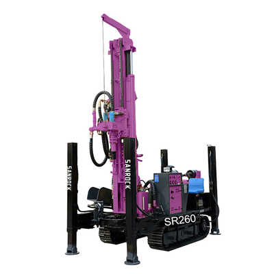Thiết bị khoan nước sâu Crawler Máy khoan giếng nước với hệ thống điều khiển thủy lực