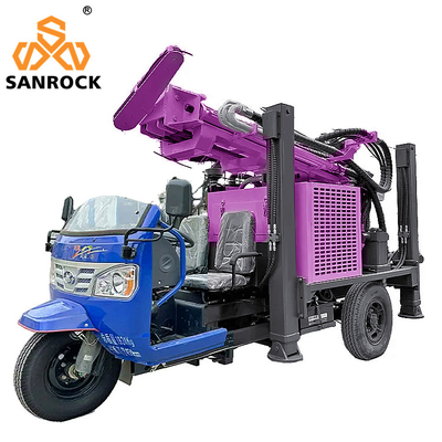 Máy khoan giếng nước di động với động cơ diesel và tốc độ xoay 45-70rpm