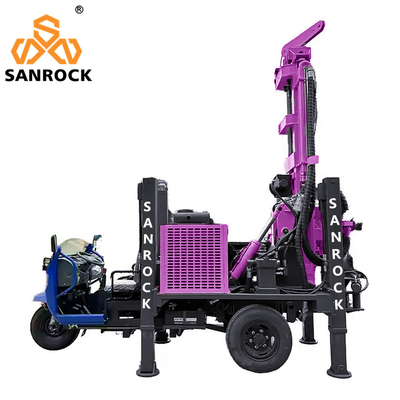 Máy khoan giếng nước thủy lực với tốc độ thâm nhập 10-35m / h và động cơ diesel