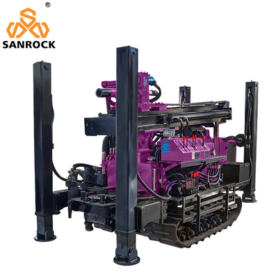 Máy khoan giếng nước với công suất 5200KG và độ sâu khoan 180m