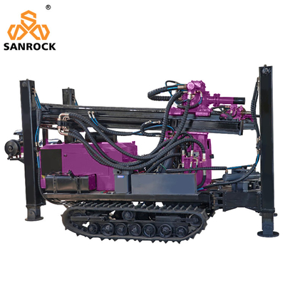 Máy khoan giếng nước với công suất 5200KG và độ sâu khoan 180m
