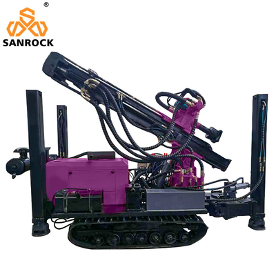 Độ sâu khoan 180m Máy khoan giếng nước di động để khoan sâu
