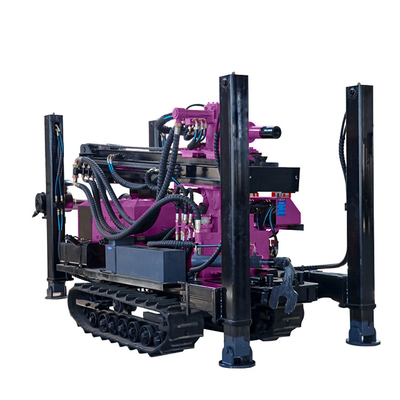 Độ sâu khoan 180m Máy khoan giếng nước di động để khoan sâu