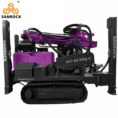 Máy khoan thợ mỏ đường kính 76mm 89mm Crawler Máy khoan giếng nước 4000 × 1850 × 2300mm