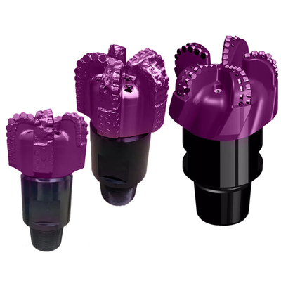 API PDC Petroleum Drill Bit Công cụ khoan đá 6 Blades Matrix Body Diamond PDC Bit