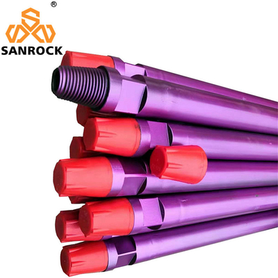 API Thread Drill Rod Nitriding Treatment DTH Drilling Pipe 76mm 3m Khoáng sản
