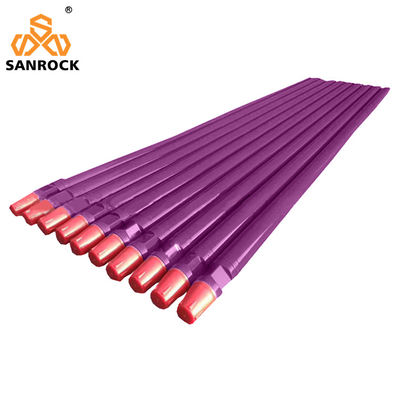 API Thread Drill Rod Nitriding Treatment DTH Drilling Pipe 76mm 3m Khoáng sản