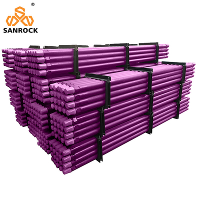 API Thread Drill Rod Nitriding Treatment DTH Drilling Pipe 76mm 3m Khoáng sản