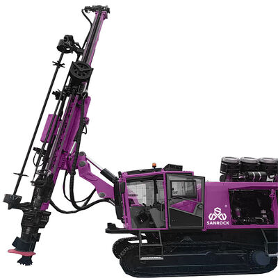 Máy khoan neo hiệu suất cao giàn khoan thủy lực tích hợp giàn khoan bánh xích