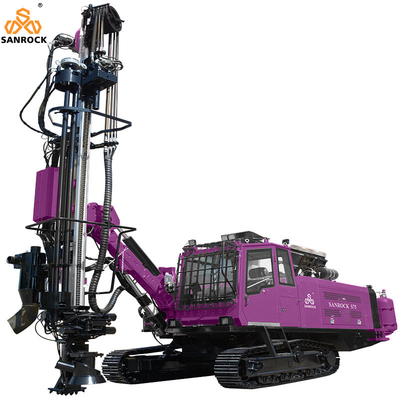 Thiết bị khoan DTH tích hợp Độ sâu 28m Máy khoan thủy lực mỏ